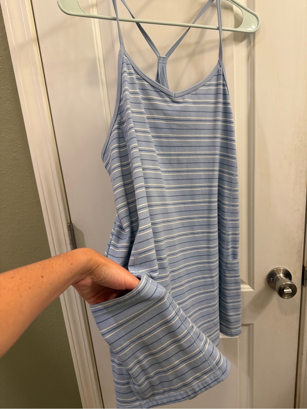 Offline by Aerie OG cotton racerback mini dress